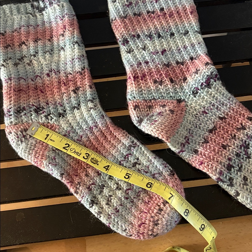 Multicolor Crochet Slipper Socks - Picture 4 of 4